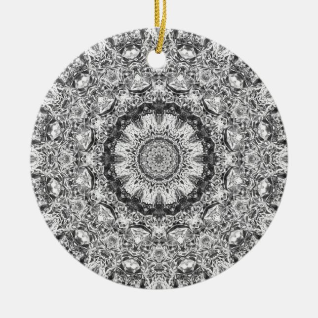 Ornamento De Cerâmica Cristal Caleidoscópio 01 (Frente)