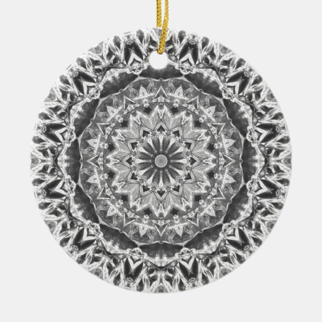 Ornamento De Cerâmica Cristal Caleidoscópio 03 (Frente)