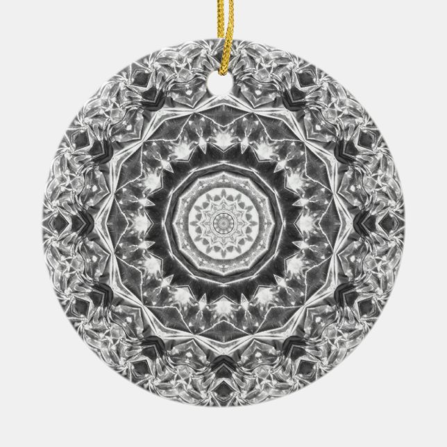 Ornamento De Cerâmica Cristal Caleidoscópio 04 (Frente)