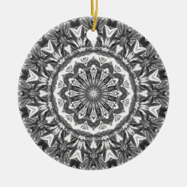 Ornamento De Cerâmica Cristal Caleidoscópio 06 (Frente)