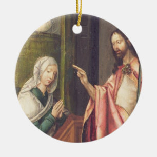 Ornamento De Cerâmica Cristo o redentor que abençoa uma mulher (painel)
