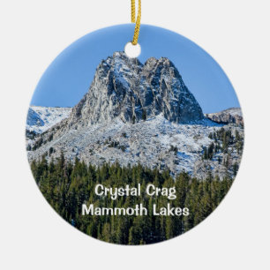 Ornamento De Cerâmica Crystal Crag, Mammoth Lakes, CA,