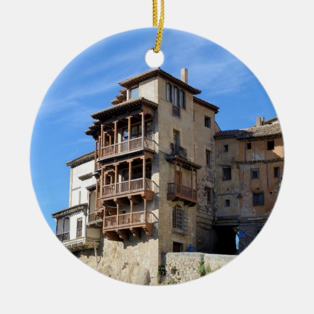 Ornamento De Cerâmica Cuenca, Espanha (Frente)