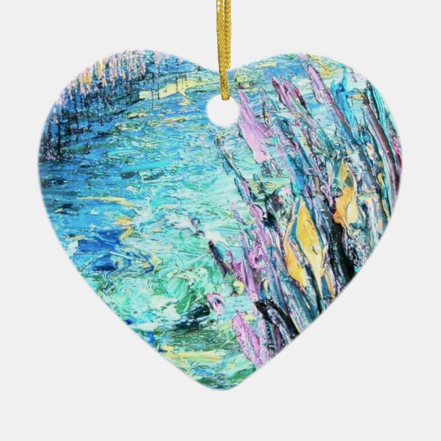 Ornamento De Cerâmica Cumprimente seus vizinhos (Frente)