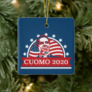 Ornamento De Cerâmica Cuomo 2020 Votação do Presidente