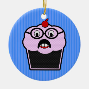 Ornamento De Cerâmica Cupcake Studmuffin