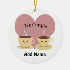 Ornamento De Cerâmica Cupple quente!