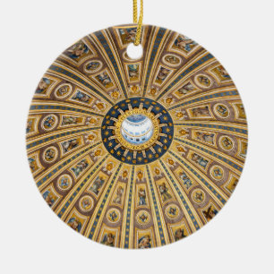 Ornamento De Cerâmica Cúpula da Basílica de São Pedro - Vaticano, Roma,