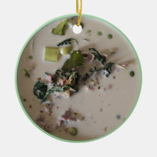 Ornamento De Cerâmica Curry Verde Tailandês [แกงเขียวหวาน] ... Comida As