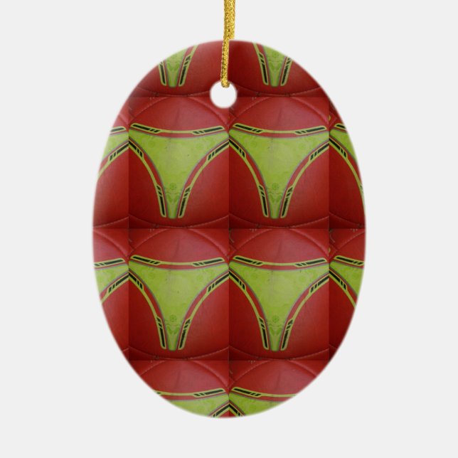 Ornamento De Cerâmica Curvas amarelas do ouro.JPG (Frente)