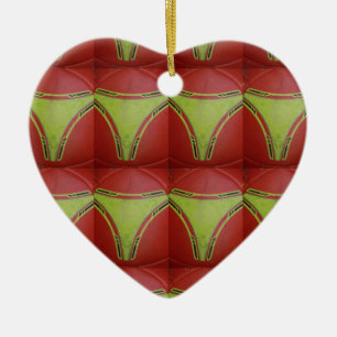 Ornamento De Cerâmica Curvas amarelas do ouro.JPG