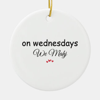 Ornamento De Cerâmica Custom Mahjong, Funny Mahjong Group Gift