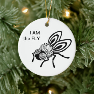 Ornamento De Cerâmica Customizable Ruth Bader Ginsburg Fly Ornament