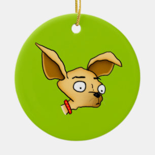 Ornamento De Cerâmica Cute Chihuahua