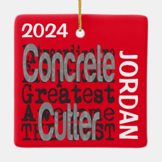 Ornamento De Cerâmica Cutter Extraordinário Concreto PERSONALIZADO
