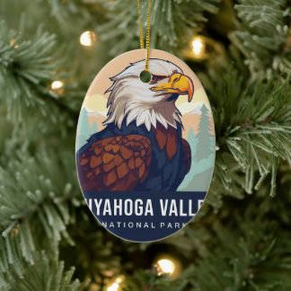 ORNAMENTO DE CERÂMICA CUYAHOGA VALLEY NATIONAL PARK ORNAMENT