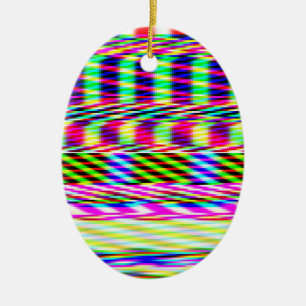 Ornamento De Cerâmica CyberPunk Art (adicionar palavras)