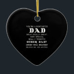 Ornamento De Cerâmica Dad Gift | You're A Fantastic Dad Great Gifts Idea<br><div class="desc">Dad Gift | You're A Fantastic Dad Great Gifts Idea</div>