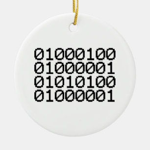 ORNAMENTO DE CERÂMICA DADOS BINÁRIOS