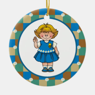 Ornamento De Cerâmica Daisy4