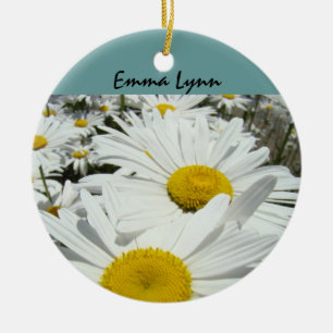 Ornamento De Cerâmica Daisy, Amo-Te Mãe Pai