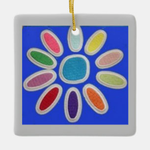 Ornamento De Cerâmica Daisy Scout Cerâmica Ornament
