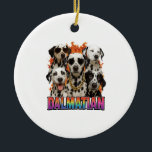Ornamento De Cerâmica Dalmatian<br><div class="desc">Dalmatian</div>