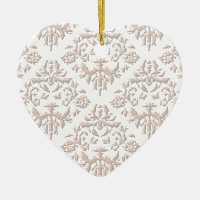 Ornamento De Cerâmica Damascos 3D (Frente)