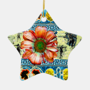 Ornamento De Cerâmica Dança Antiga