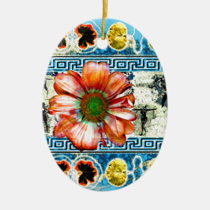 Ornamento De Cerâmica Dança Antiga