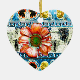 Ornamento De Cerâmica Dança Antiga