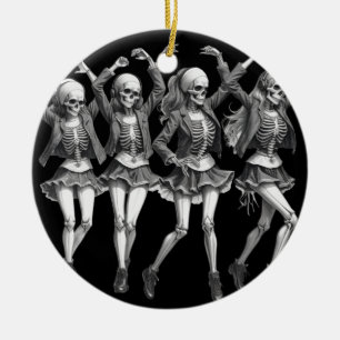 Ornamento De Cerâmica Dança de Mulheres Mortais