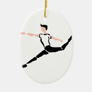 ORNAMENTO DE CERÂMICA DANÇARINO MASCULINO