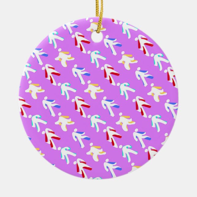 Ornamento De Cerâmica Dançarinos (Frente)