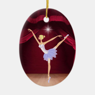 Ornamento De Cerâmica Dance Ballerina - SRF
