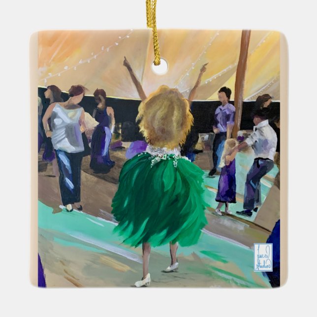 Ornamento De Cerâmica Dancer Ornament (Frente)