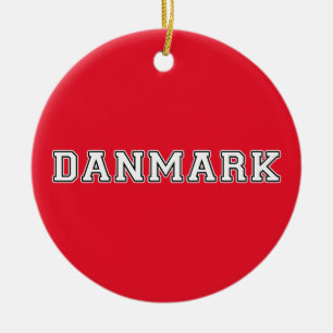 Ornamento De Cerâmica Danmark