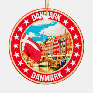 Ornamento De Cerâmica Danmark