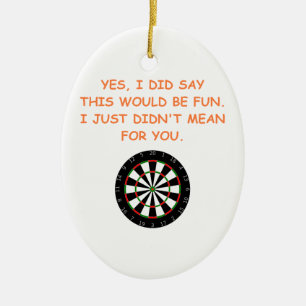 Ornamento De Cerâmica dardos