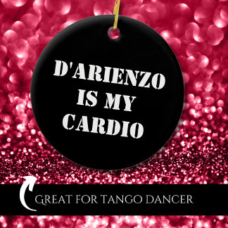 Ornamento De Cerâmica D'Arienzo é meu cardio Tanguero Tango Argentino