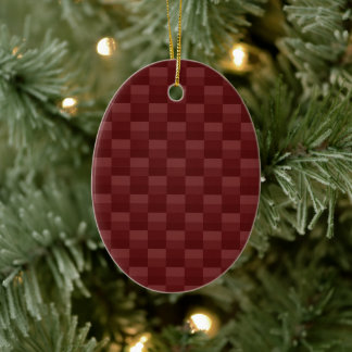 Ornamento De Cerâmica Dark Red Velvet Shades