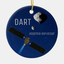 Ornamento De Cerâmica DART Asteroide Defletor Espacial