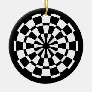 Ornamento De Cerâmica Dartboard