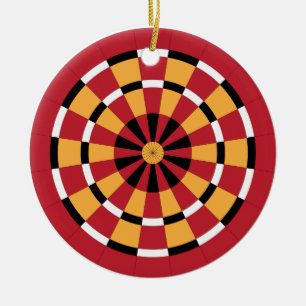 Ornamento De Cerâmica Dartboard