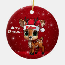 Dasher Bebê Veado, Cervo, Corça, Rena🦌 🎄