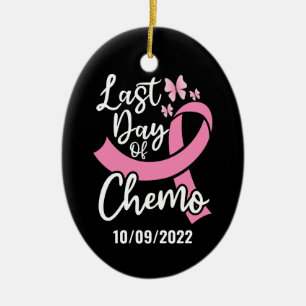 Ornamento De Cerâmica Data Personalizada do Último Dia do Cancer de Qui