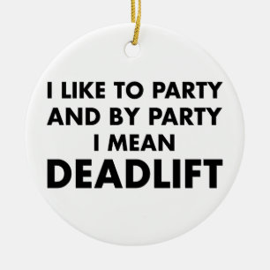 Ornamento De Cerâmica Deadlift