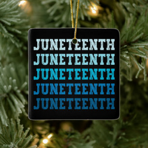 Ornamento De Cerâmica Décima Sétima Celebração Afro-Americana Legal