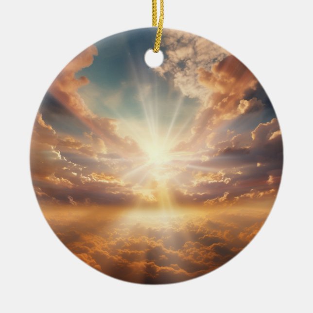 Ornamento De Cerâmica Decoração cerâmica pesada (Frente)