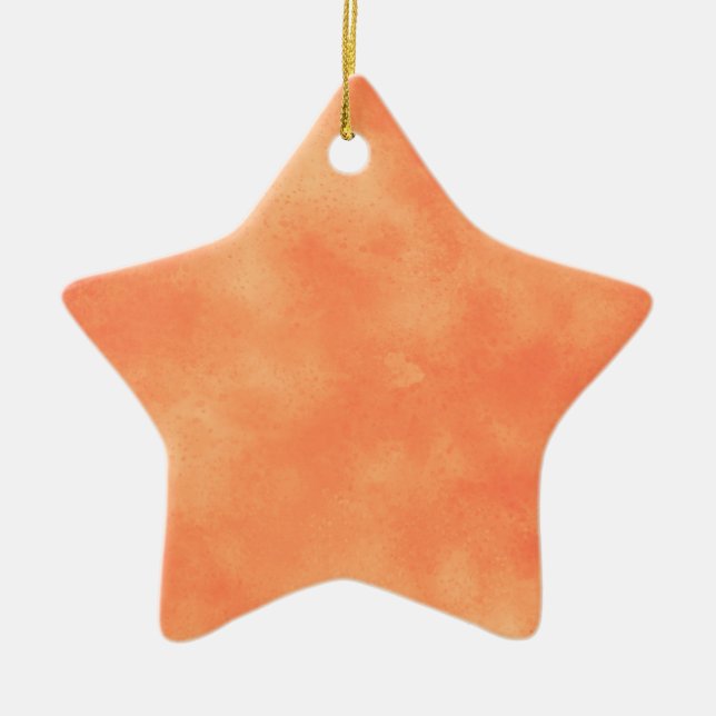 Ornamento De Cerâmica Decoração Cerâmica Tropical Sunset (Frente)